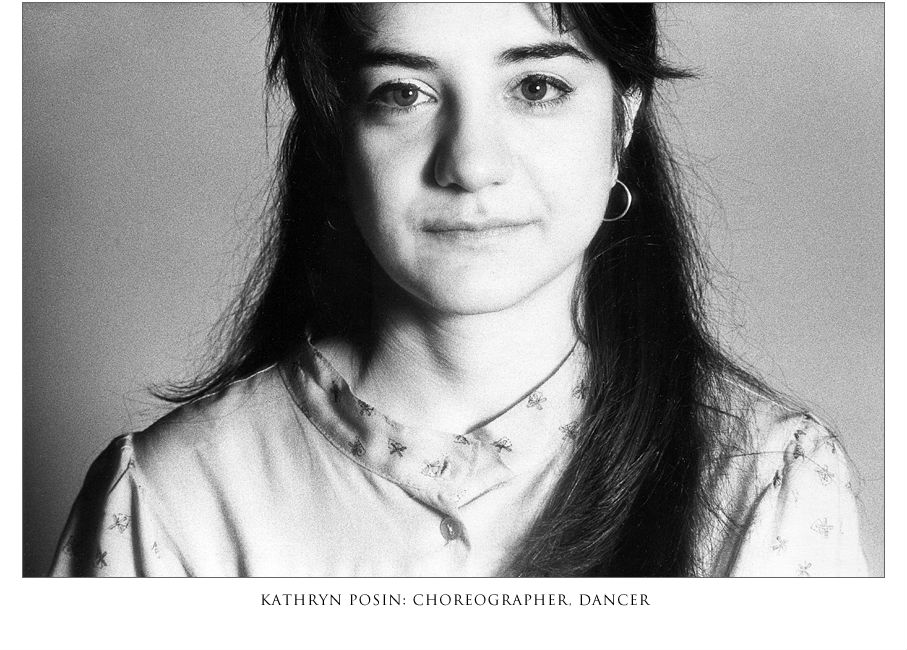 Photo portrait of Kathryn Posin, choreographer and dancer.