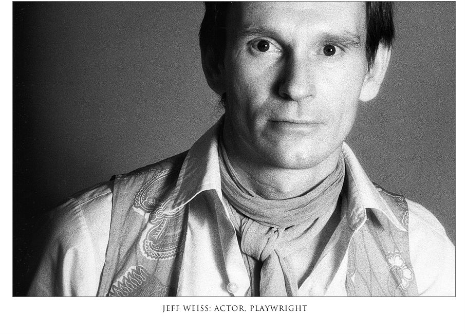 photo portrait of Jeff Weiss actor and playwright